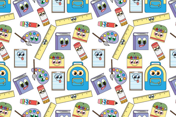 Creative Uses for a Cute Cartoon Stationery Seamless Pattern: A Practical Guide