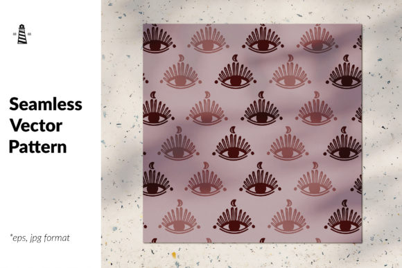 Mystic Seamless Pattern: Integrating Hand-Drawn Vector Art into Production Workflows