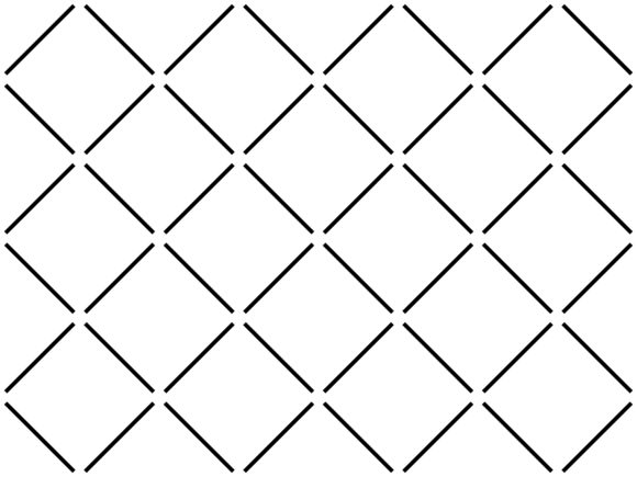 Seamless Diagonal Square Stripe Tile