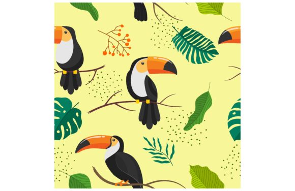 Tropical Pattern with Toucans: A Design Trend That Bridges Nature and Digital Storytelling